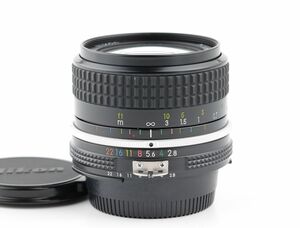 06140cmrk Nikon Ai NIKKOR 24mm F2.8 単焦点 広角レンズ Fマウント