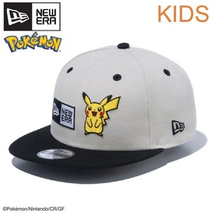 NEWERA ニューエラ ポケモン コラボ キッズ キャップ CAP 帽子 9FIFTY ピカチュウ キャラクター グッズ ユニセックス 子供用 ストーン