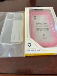 iFace Reflection クリア iPhone 12 ミニ mini ピンク 2つセット 値下げ中