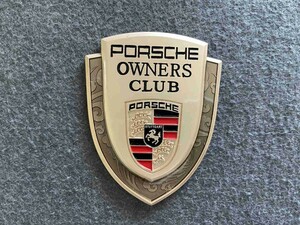 ★ポルシェ PORSCHE★29★ 金属ステッカー エンブレム 3D ドレスアップ メタルカーエンブレム デカール 装飾 1枚 ゴールド