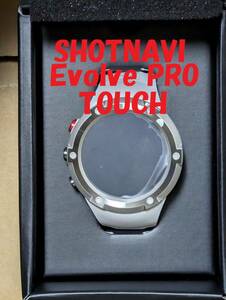 【保証期間2年／送料込】ShotNavi Evolve PRO Touch ショットナビ エボルブ プロ タッチ 腕時計型 GPSゴルフナビ ゴルフ距離計 ホワイト