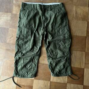 URBAN RESEARCH DOORS Urban Research door zARMY cropped pants cargo pants military army bread military pants half edge height 