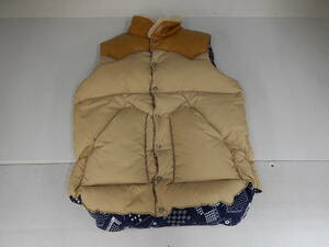 RockyMountainFeatherbed　CHRISTY VEST　サイズ40　BF-B7-43359　ロッキーマウンテン　ダウンベスト　牛革　ムートン（ボア）