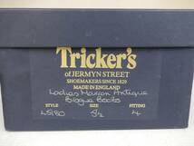 Tricker’s　モールトンカントリーブーツ　サイズ6.5（約25ｃｍ）ブラウン系　トリッカーズ　ウイングチップ_画像9