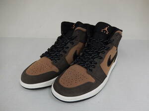 NIKE　AIR　JORDAN1　MID　SE　27.0ｃｍ　DC7294-200　ダークチョコレート　ナイキ　エアジョーダン1