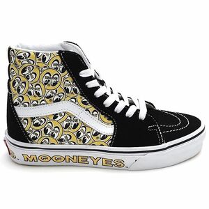 A05168VL12 未使用品 VANS × MOONEYES/SK8-HI スニーカー 【サイズ：22cm】 イエロー/ブラック バンズ ムーンアイズ レディース