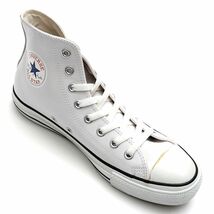 A05170YU2 未使用品訳あり CONVERSE/ALL STAR レザースニーカー 【サイズ：US7.5(26cm)】 ホワイト 1B907 オールスター コンバース_画像5