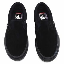 A05168VL9 未使用品 VANS SKATEBOARDING × motorhead/スエードレザー スニーカー スリッポン【サイズ：23cm】ブラック バンズ レディース_画像2