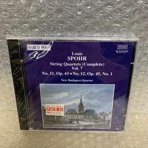 ☆未開封CD☆SPOHR : String Quartets Nos.11 and 12 【155】_画像1