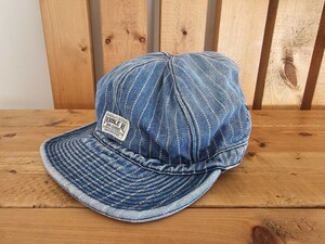 【送料無料】 RRL ダブルアールエル Denim Service Cap in Vintage Indigo デニム キャップ 59cm 