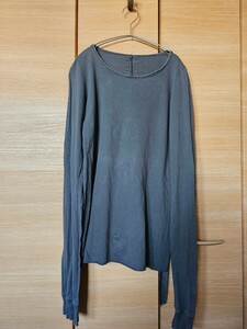 【送料無料】 Rick Owens DRKSHDW ダークシャドウ ロンT ロングTシャツ グレー Sサイズ