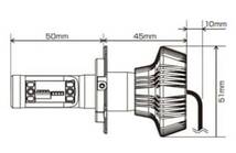 送料無料 新品 PIAA LEDヘッドランプ H4　4000/3000lm　ヘッド＆フォグ用LEDバルブ LEH150　_画像6