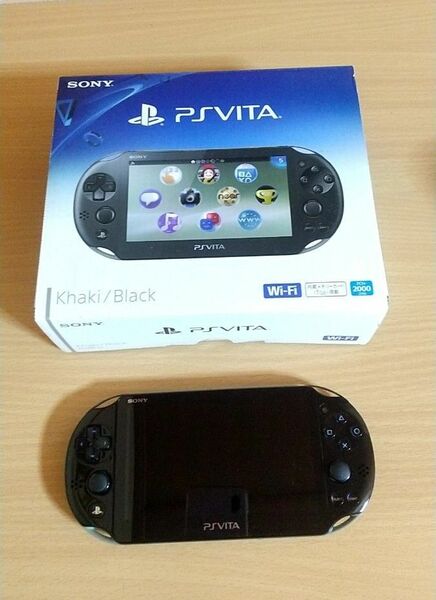 PS vita 2000 カーキ　ブラック　本体