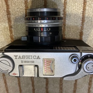 【昭和レトロ】YASHICA minister ヤシカ レンジファインダー フィルムカメラ 動作未確認：フイルム巻けて、シャッターおります。：の画像2