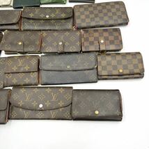 1円 LOUIS VUITTON ルイヴィトン 財布 小物 キーケース 大量 25点セット モノグラム ダミエ エピ アズール 長財布 折り財布 _画像2