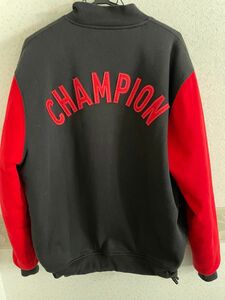 チャンピオン　スタジャン　希少　ブルゾン ジャケット アウター champion ヴィンテージ　90s オーバーサイズ