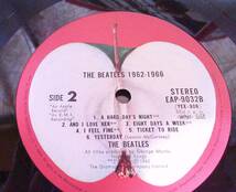 ◆B-181　The Beatles(ビートルズ)「1962-1966」LP　　EAP-9032B_画像4