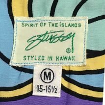 1985復刻版 【Stussy】ステューシー 【LAUGH IN Shirt】 ラフ イン シャツ プッチ柄アロハシャツ_画像3