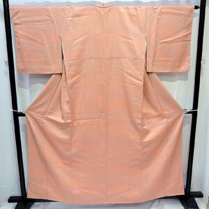 正絹・小紋・ピンク系・着物・No.200701-0485・梱包サイズ60