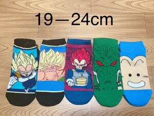 ドラゴンボール ソックス　靴下　19-24cm 5足セット