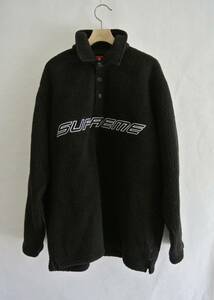 Supreme 22AW/Polartec L/S Poloフリースジャケット/M/ポリエステル/BLK