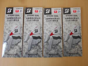 *2023 year * strong dual * Bridgestone Golf *GLG21*21cm*4 sheets * white / red * new goods *