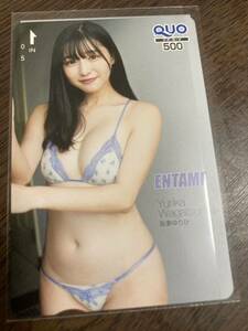 我妻ゆりか　カード　未使用　水着ENTAME 月刊エンタメ