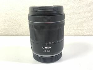 【美品】CANON キヤノン レンズ RF 24-105mm F4-7.1 is STM φ67mm キャップ付き 一眼カメラ 写真 撮影 IK