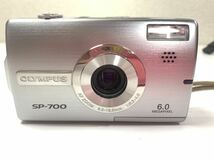 OLYMPUS オリンパス SP-700 デジタルカメラ シルバー 通電確認済み 充電器 ケースあり IK_画像3