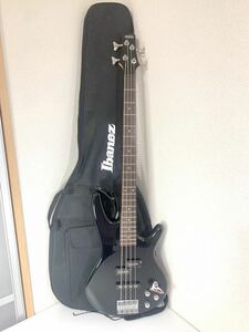 エレキベース GIO IBANEZ SOUND GEAR GSR-200JB 1P-10 アイバニーズ BASS ソフトケース付き ストラップ 黒 ブラック 楽器 KD