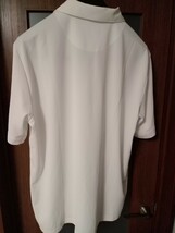 中古品　半袖ポロシャツ　フィドラ　白　　US XXXL_画像3