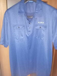 中古品　半袖ポロシャツ　フィドラ　紺　ネイビー　US XXXL