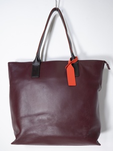 Paul Smith/ Paul Smith pa-fo rate Logos to- Lee leather tote bag [LBGA74374]