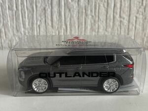 ディーラー特注 1/64 三菱 アウトランダー PHV ディープブロンズメタリック カラーサンプル プルバックカー MITSUBISHI OUTLANDER