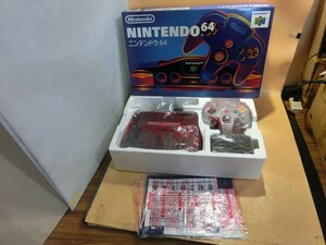 【HW74-07】【100サイズ】ニンテンドー64 本体セット/NUS-001/ゲーム機/任天堂/通電可/ジャンク扱い