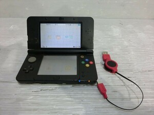 【KM16-67】【60サイズ】▲New ニンテンドー 3DS 本体＆充電器/任天堂/ゲーム機/簡易動作確認済/※傷・汚れ有