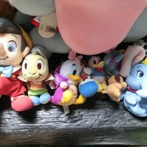 【KM17-04】【140サイズ】Disney ディズニー キャラクター ぬいぐるみセット/ダンボ ピノキオ ドナルドダック 他/※汚れ有の画像3