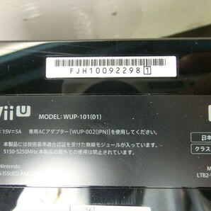 【KM17-46】【80サイズ】▲ニンテンドー Wii U 本体・ゲームパッド 32GB/任天堂/ゲーム機/ジャンク扱い/※傷有りの画像5