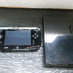 【KM17-46】【80サイズ】▲ニンテンドー Wii U 本体・ゲームパッド 32GB/任天堂/ゲーム機/ジャンク扱い/※傷有りの画像1