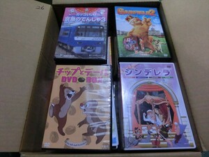 MD【MS-026】【100サイズ】キッズ・アニメDVDまとめてセット/ミッキーマウス テッド2 ワンピース フルーツバスケット 他/※未検品