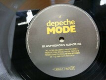 【HW78-10】【80サイズ】▲LP/DEPECHE MODE デペッシュモード 「BLASPHEMOUS RUMOURS」/12インチ レコード/洋楽_画像3