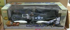 【HW75-21】【160サイズ】未検品/21st century toys F4Y-1D CORSAIR コルセア 1/18 戦闘機 フィギュア/※商品説明必読