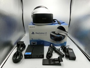 【HW75-41】【140サイズ】PSVR プレイステーション VR PlayStation Camera同梱版 CUHJ-16001/ジャンク扱い/※傷汚れ 素材劣化有