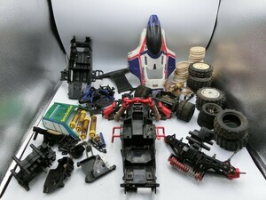 【HW81-06】【100サイズ】未検品/タミヤ/サンダーショット スーパーセイバー F1 本体・パーツ まとめてセット/※破損有