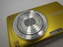 JS【セ4-55】【60サイズ】▲パナソニック/LUMIX DMC-FH6 デジタルカメラ イエロー/通電可/ジャンク扱い/※傷・汚れ有_画像7