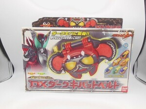 JS【コ4-68】【100サイズ】仮面ライダーキバ 変身ベルト&フエッスル DXダークキバットベルト バンダイ/動作未確認/※傷汚れ・塗装ハゲ有