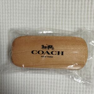 新品♪　未開封♪　コーチ　COACH　シューケアブラシ　ロゴマーク入り♪