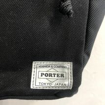 PORTER ポーター ショルダーバッグ ブラック キャンバス 吉田カバン 3120B メンズバッグ 鞄 シンプル ナイロン_画像3