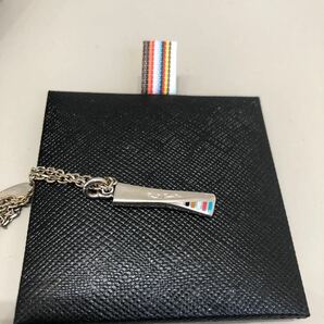 Paul Smith ポールスミス ネックレス シルバー アクセサリー 箱付き ペンダント メンズ 紳士 シンプルの画像1