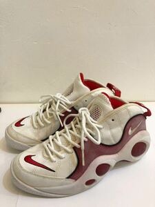 NIKE ナイキ AIR ZOOM FLIGHT エアズームフライト 26.5cm スニーカー ホワイト レッド 130248 112 メンズシューズ